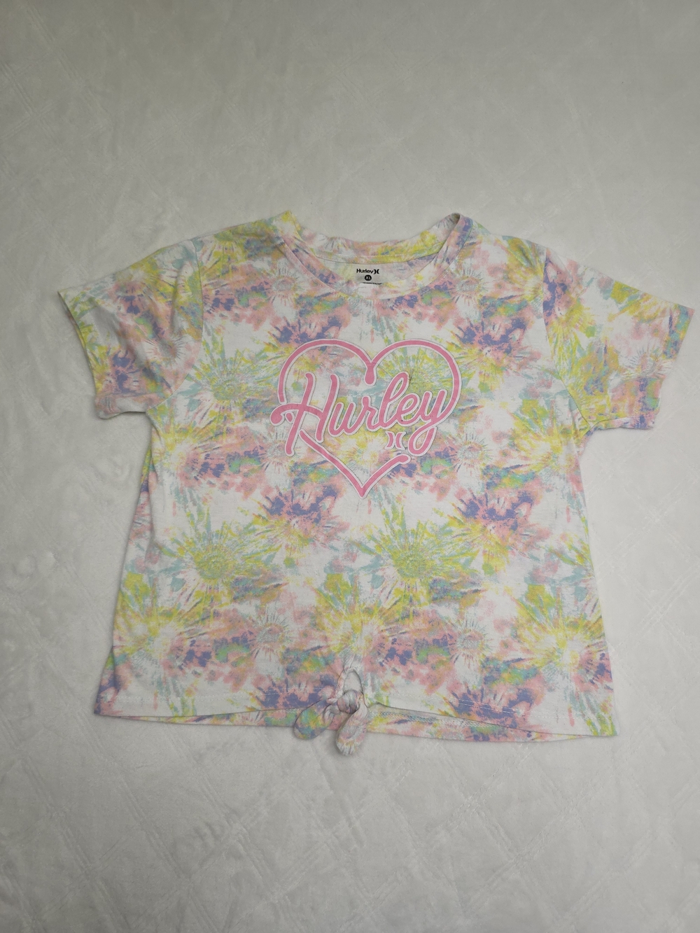 Hurley Pastel Tie-Dye Logo Tee